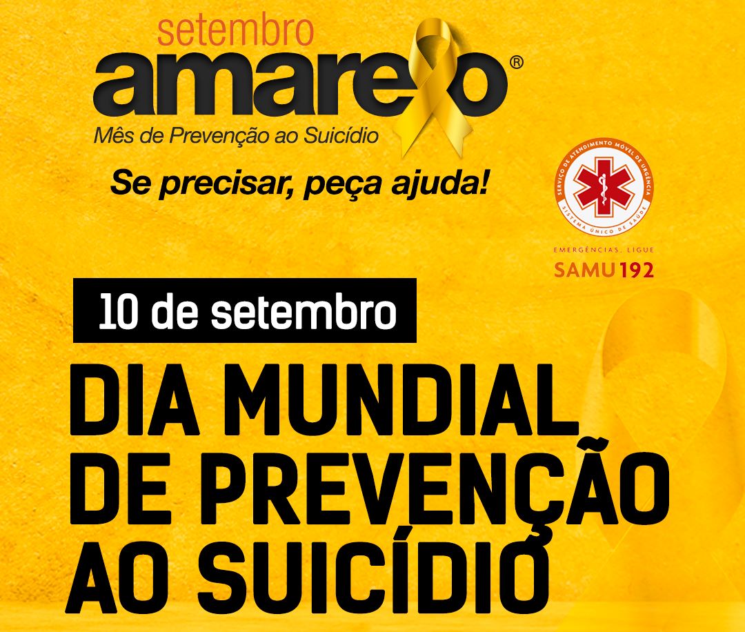 Setembro Amarelo: Dia Mundial de Prevenção ao Suicídio