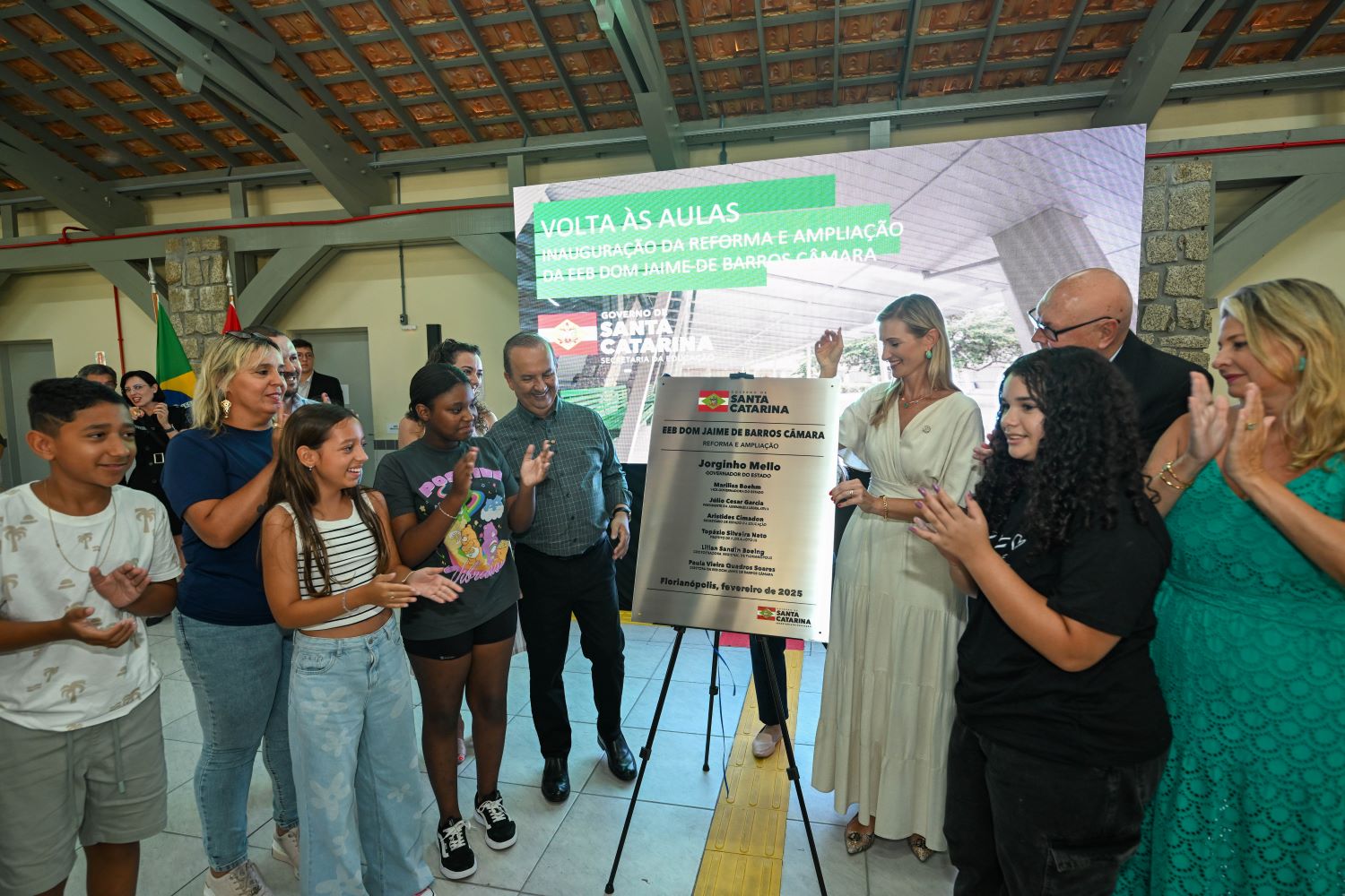 Governo do Estado inicia ano letivo com inauguração de obras em escolas da Grande Florianópolis